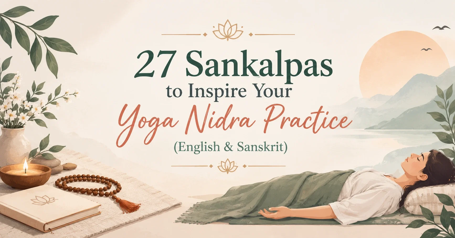 27 Sankalpas to Inspire Your Yoga Nidra Practice (English &amp; Sanskrit)
