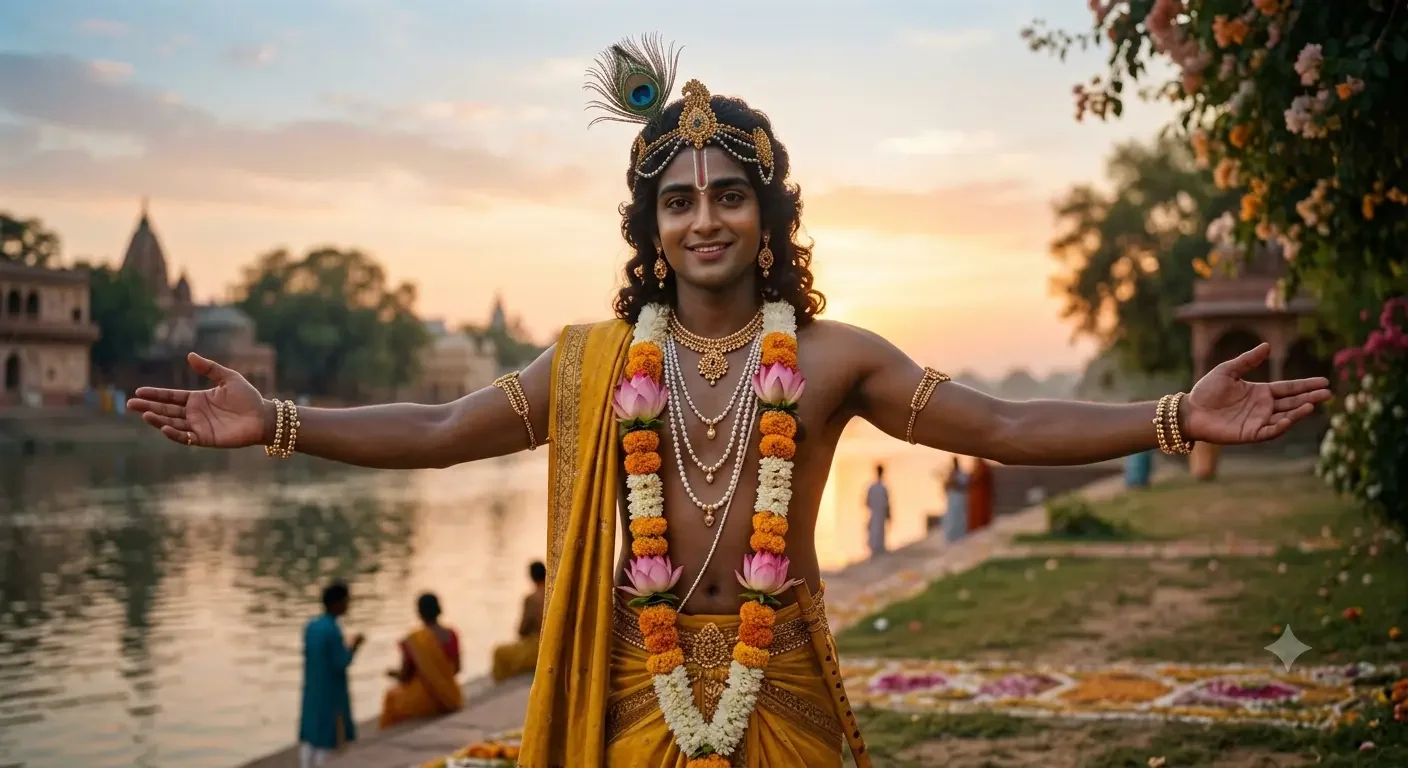 Krishna accepts all with open arms and loving grace, one just needs to reach out to Him.