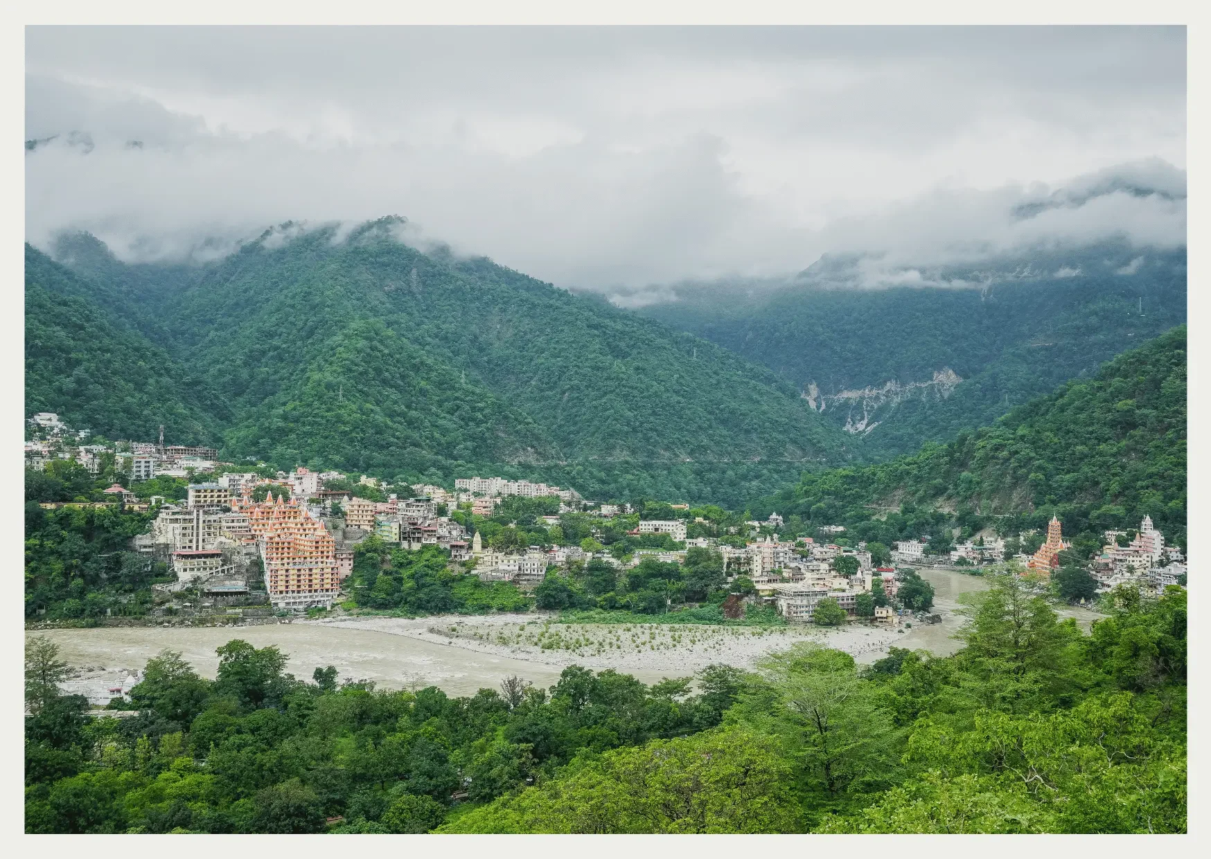 The lower Himalayas, mystical caves, pious Ganga, ancient ashrams, timeless culture of Yoga and Ayurveda - Rishikesh heals those who seek.