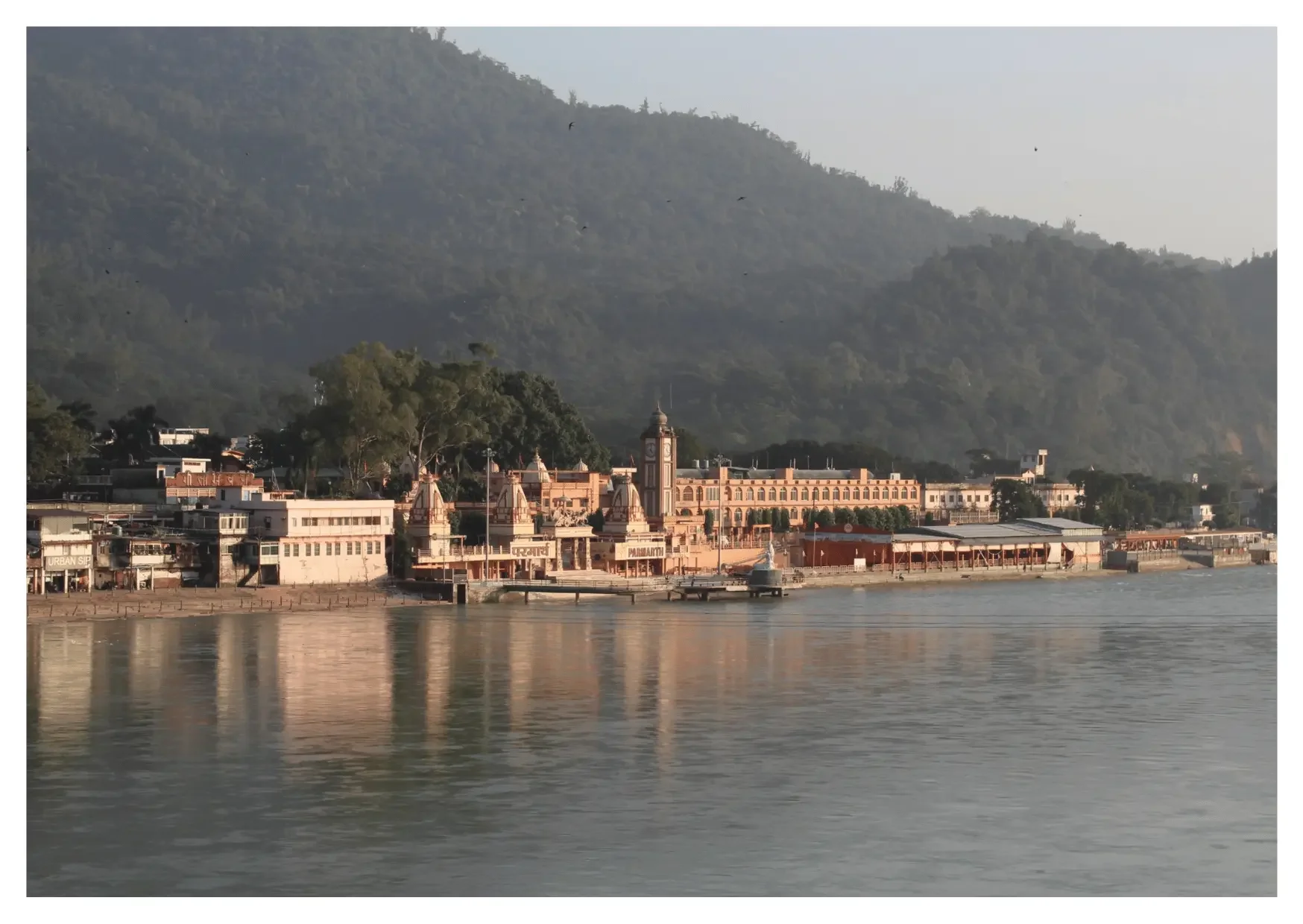 Parmartha Ashram on the bank of Ganga in Rishikesh