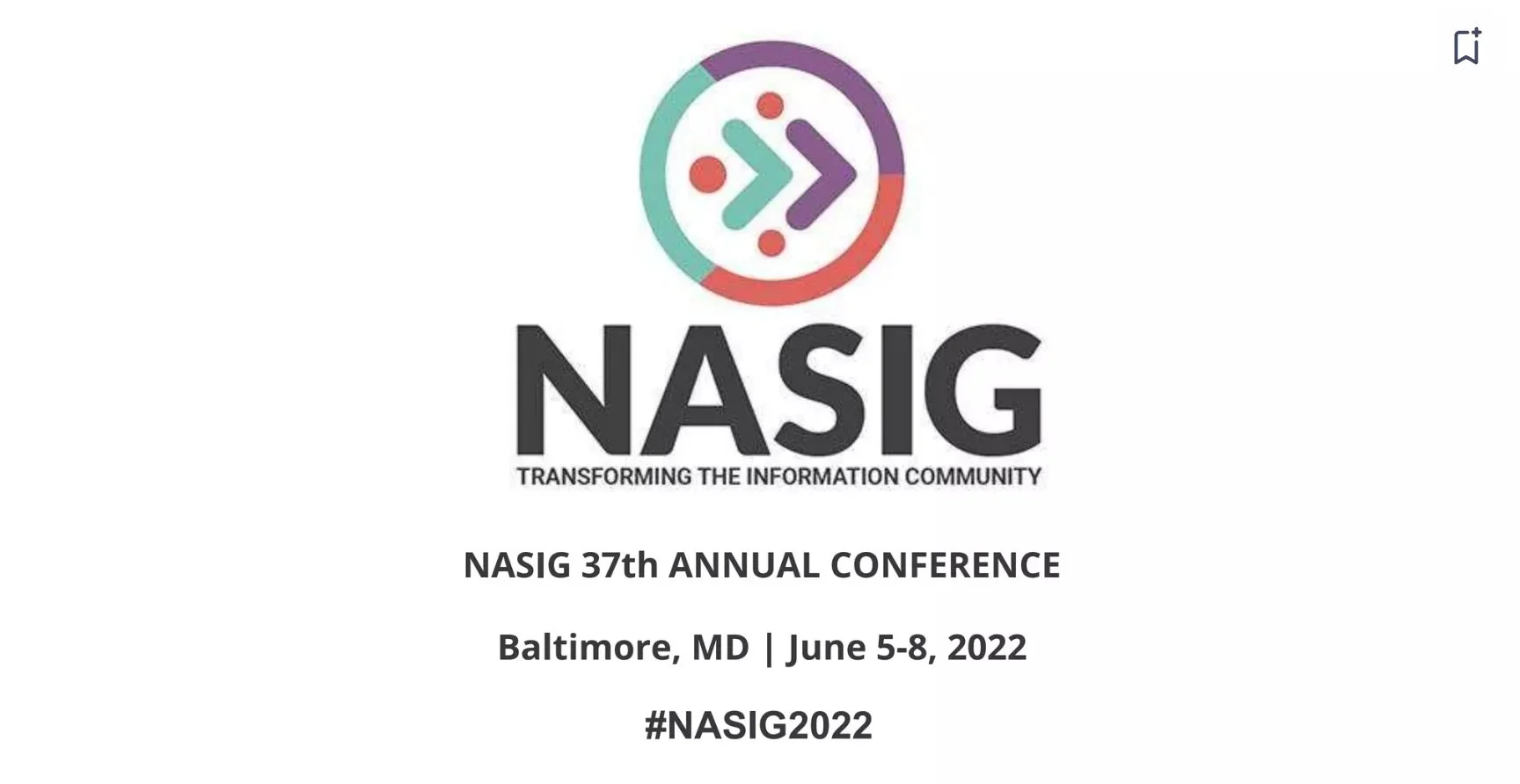 NASIG ‘22 Baltimore- Data Analytics and ownership