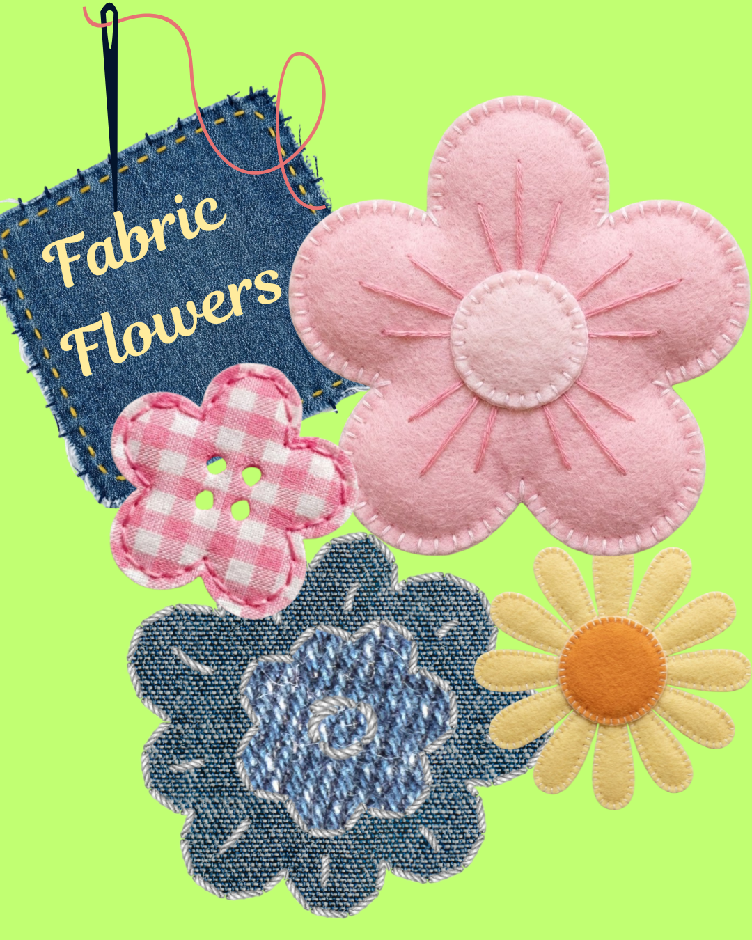 Fabric Flowers - £15