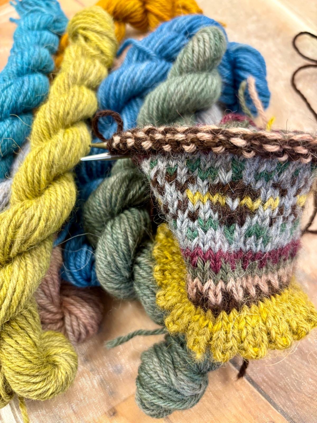 Beginners Colourwork Knitting in the Round - £30