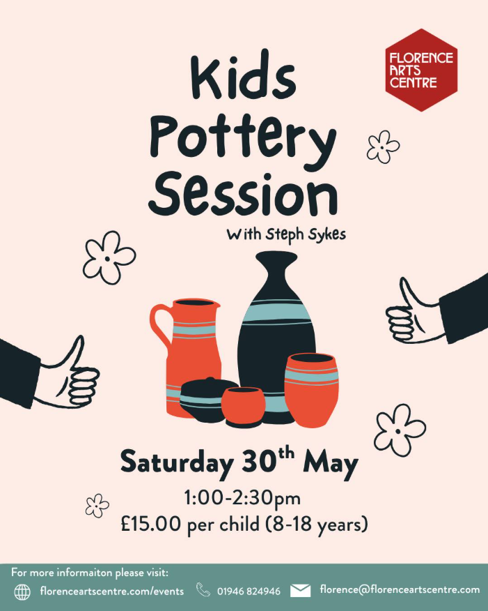 Kids Pottery Session with Steph - £15.00