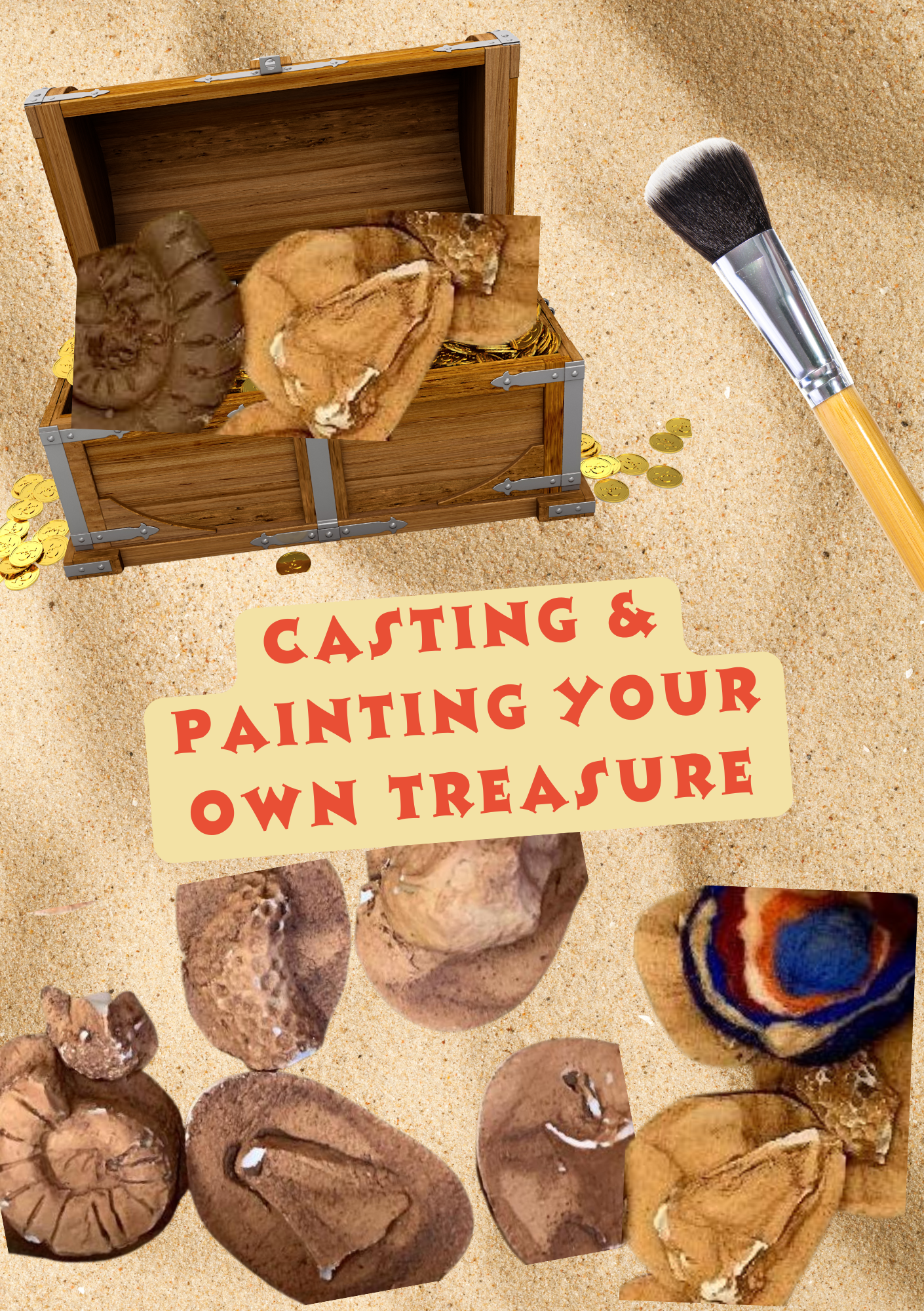 Casting &amp; Painting Your Own Treasure - £8
