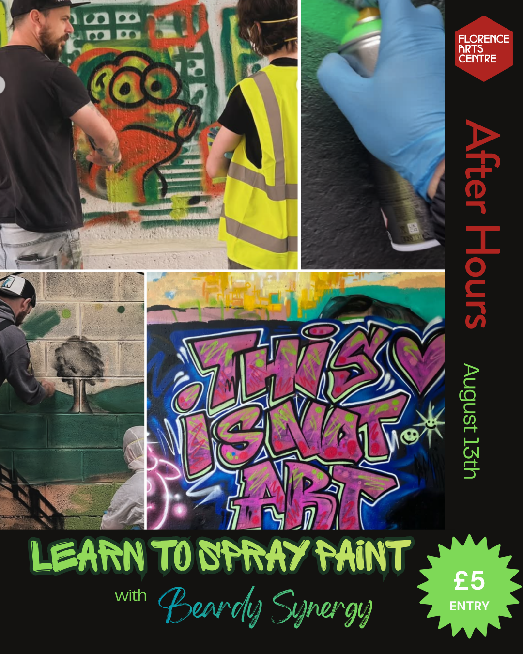 After Hours - Learn to Spray Paint - £5