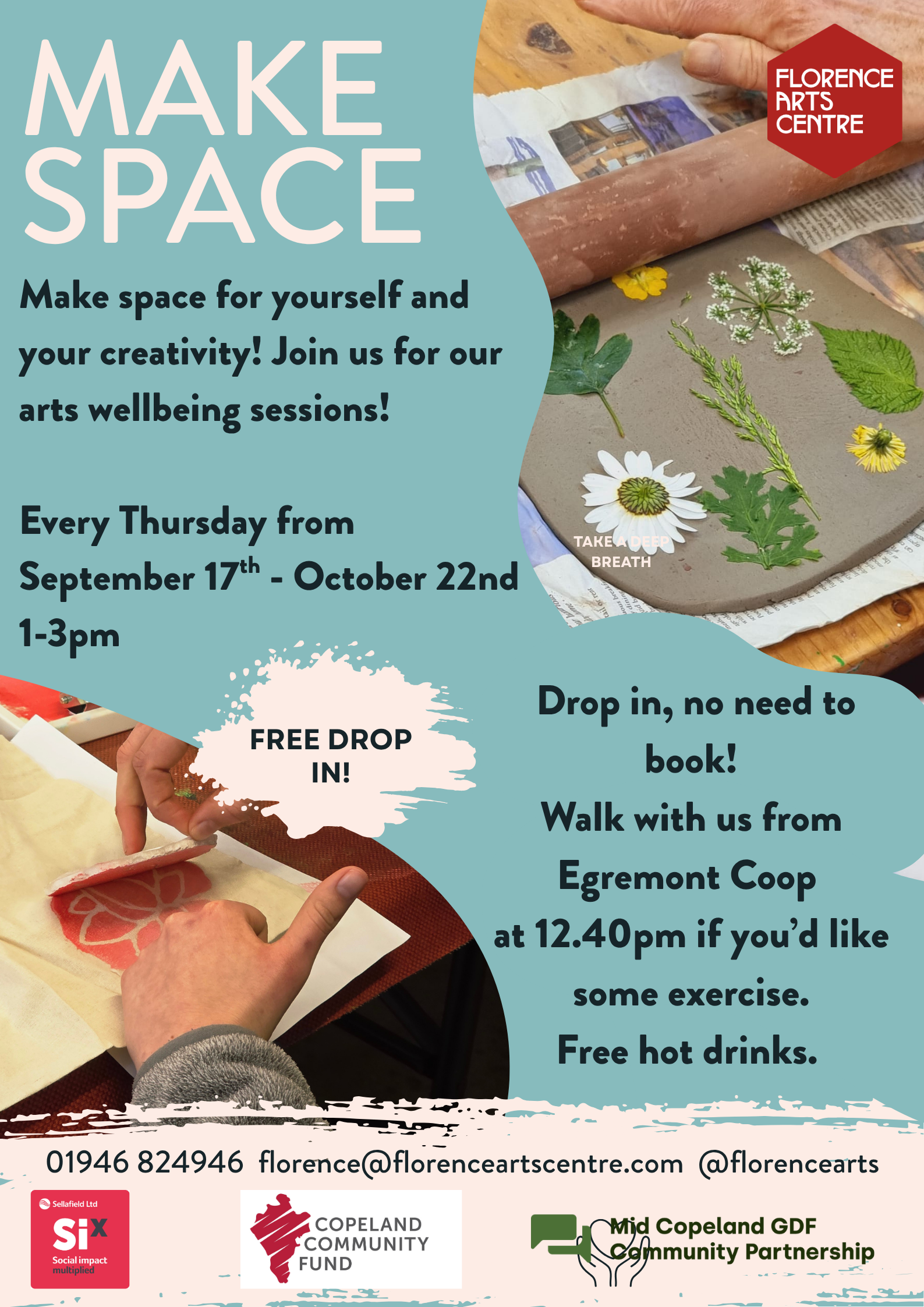 Make Space Wellbeing Creative Session - FREE Drop In