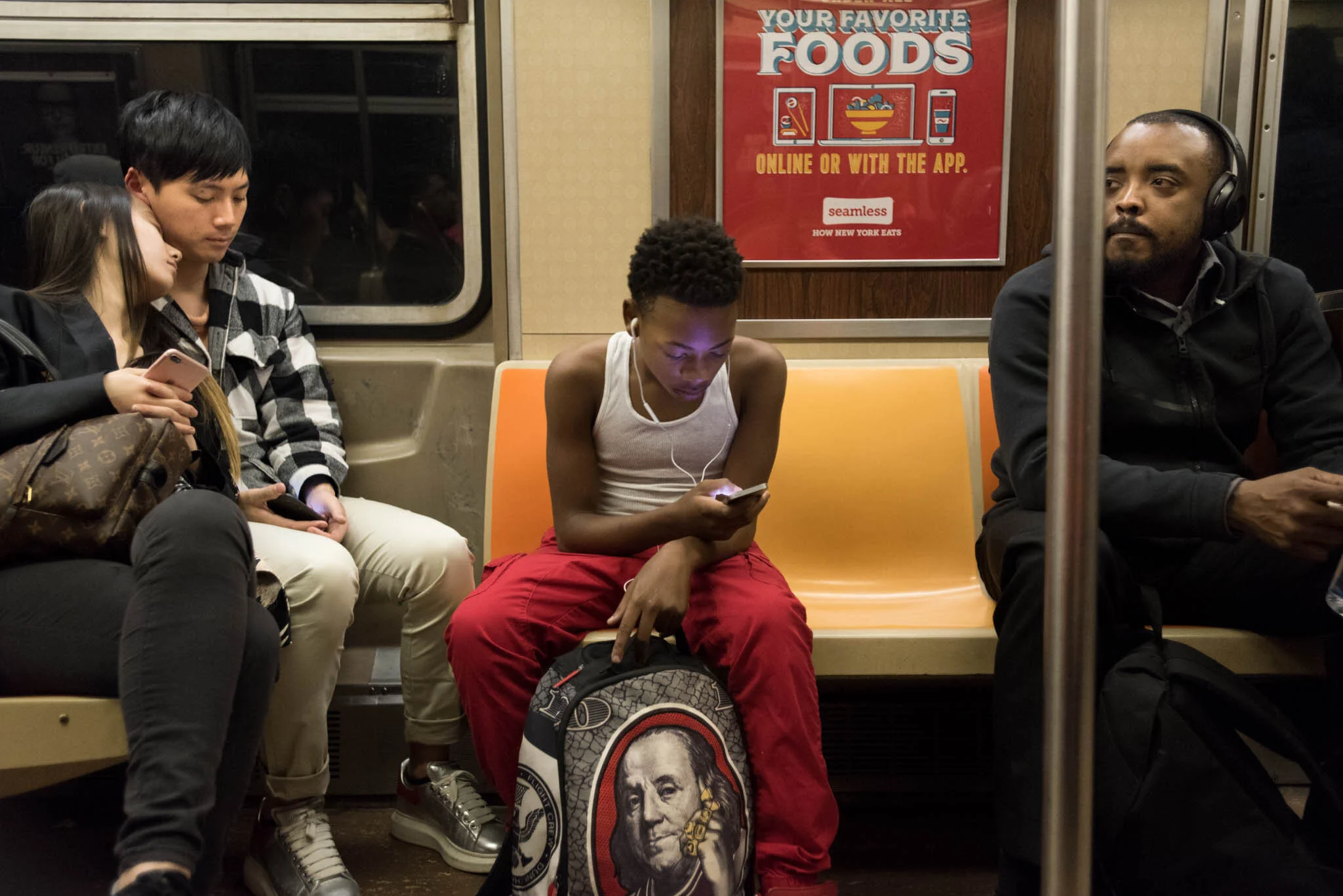    ‘Paris/NYC’ Book ‘Edition Lammerhuber’    Taking it easy in the NYC subway 