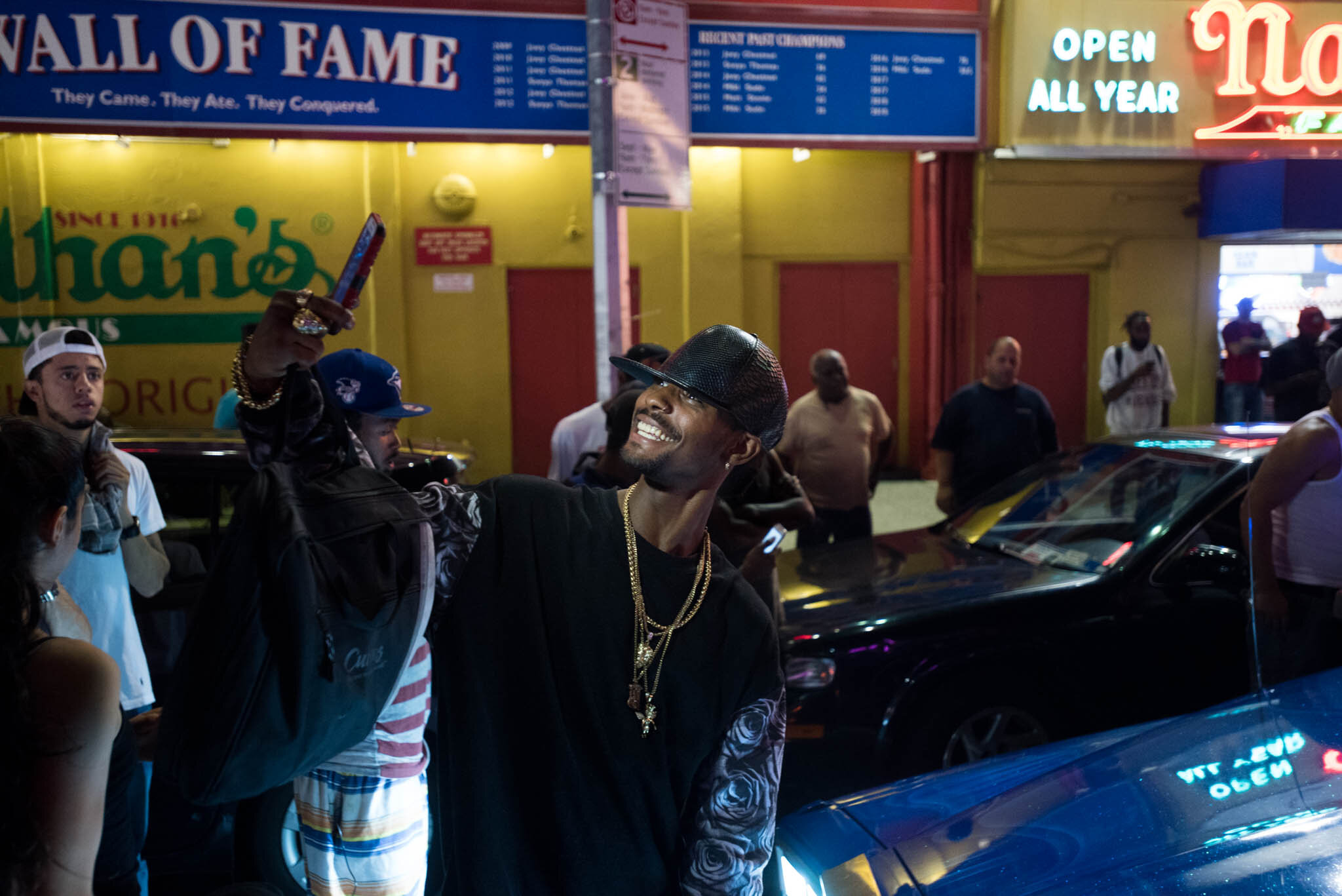    ‘Paris/NYC’ Book ‘Edition Lammerhuber’    Late night selfie at Cony Island, Brooklyn 