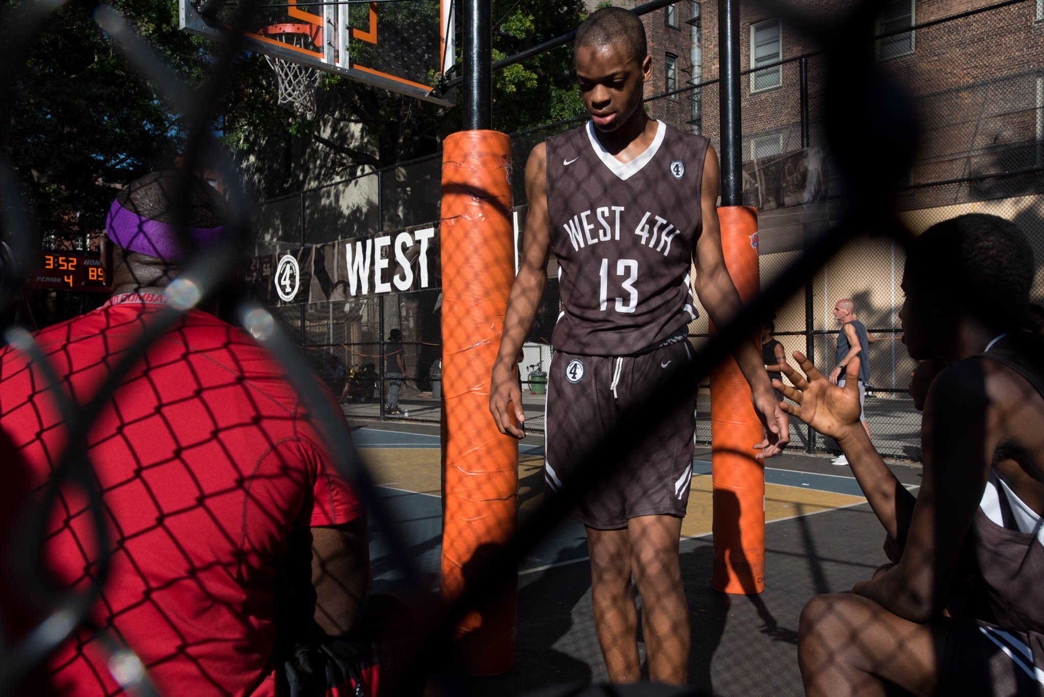    ‘Paris/NYC’ Book ‘Edition Lammerhuber’    Basketball game. West 4th St. courts 