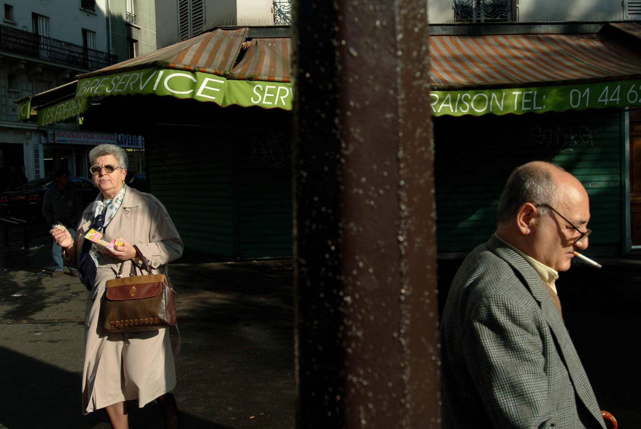    ‘Paris/NYC’ Book ‘Edition Lammerhuber’    Elderly couple. Menilmontant, Paris 