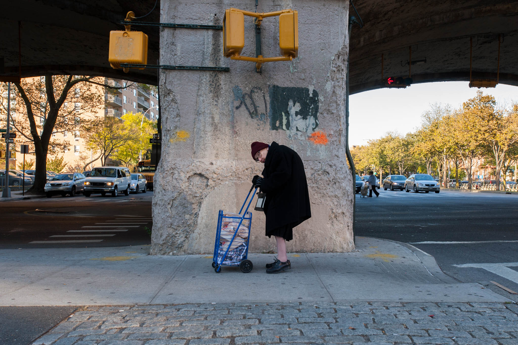    ‘Paris/NYC’ Book ‘Edition Lammerhuber’    Old Russian lady taking her groceries home. Brighton Beach, Brooklyn. 