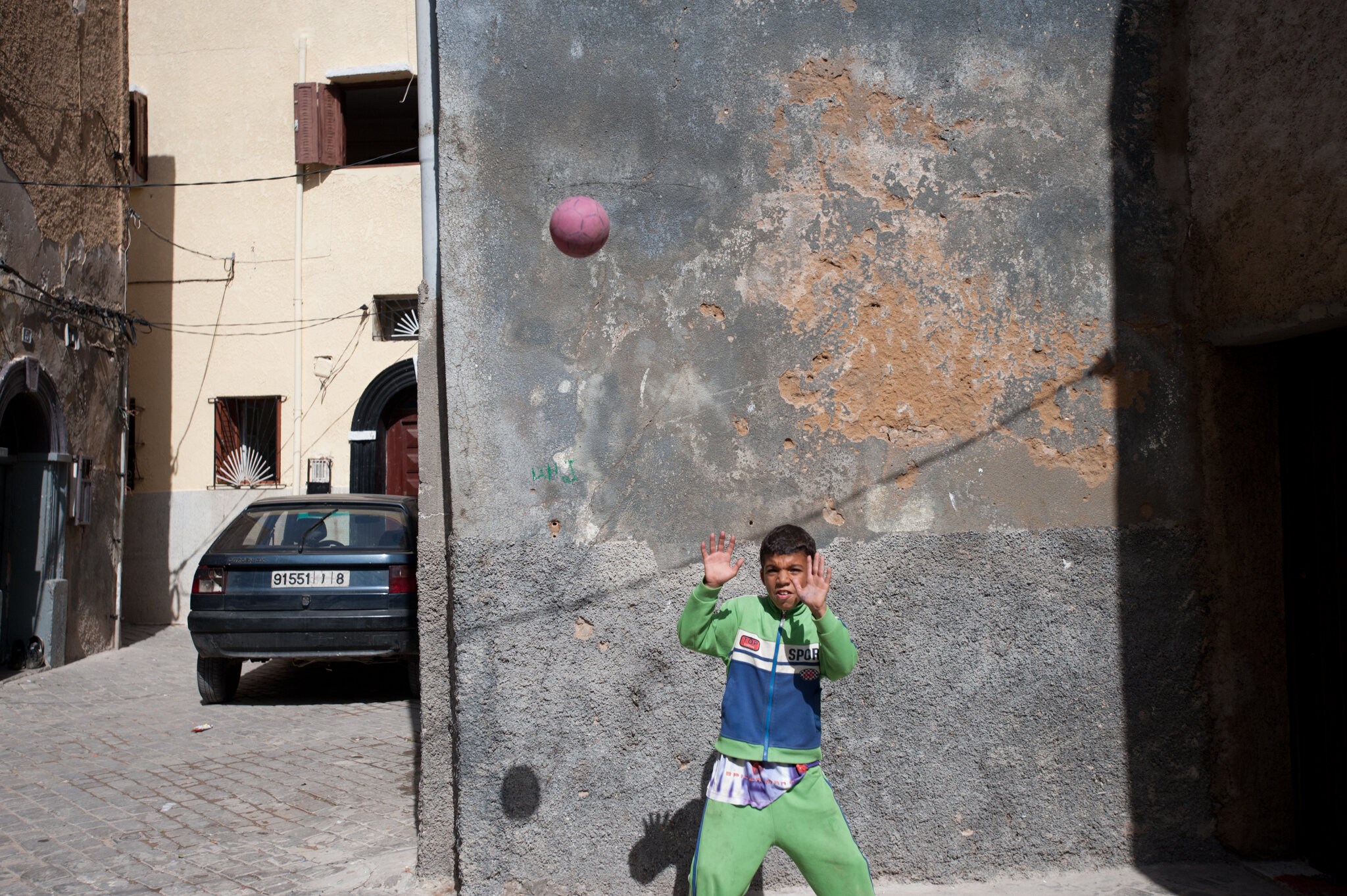    Morocco - El Jadida     Kids playing soccer 