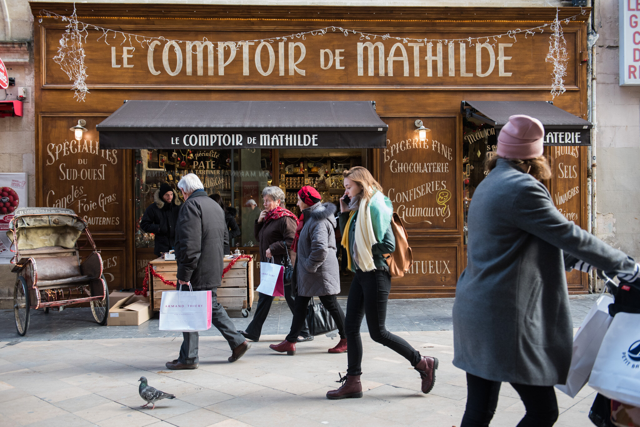    'Bordeaux' National Geographic U.K.    A food store selling regional specialties 