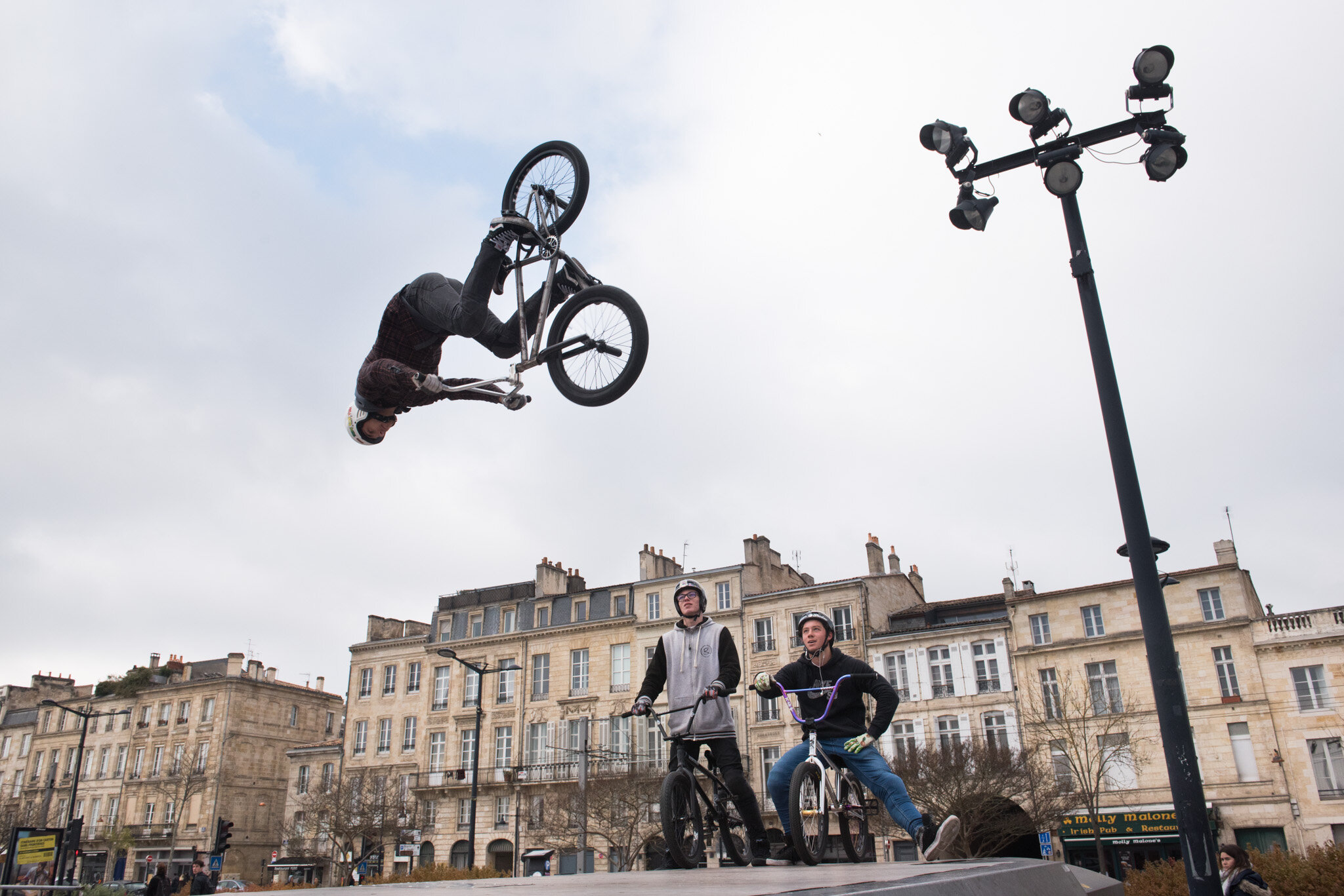    'Bordeaux' National Geographic U.K.    BMX bikers doing tricks 