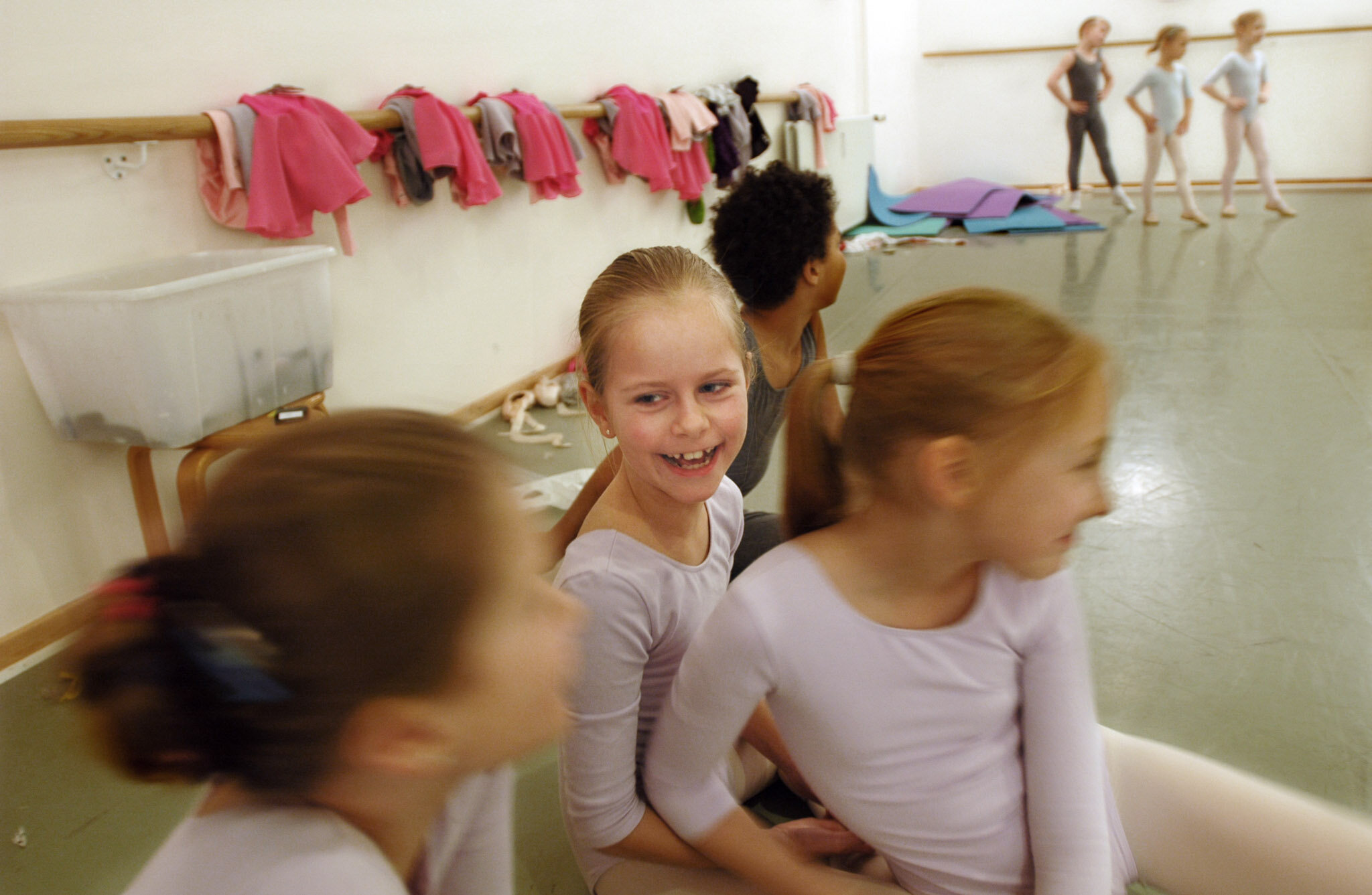    Children's ballet school, Holstebro Denmark    kids having fun 