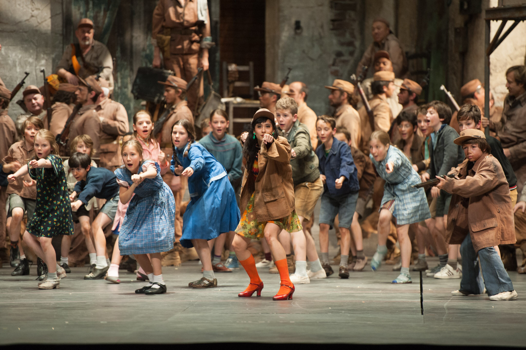    'Carmen' by Georges Bizet, Paris Opera    Kids in opening scene 