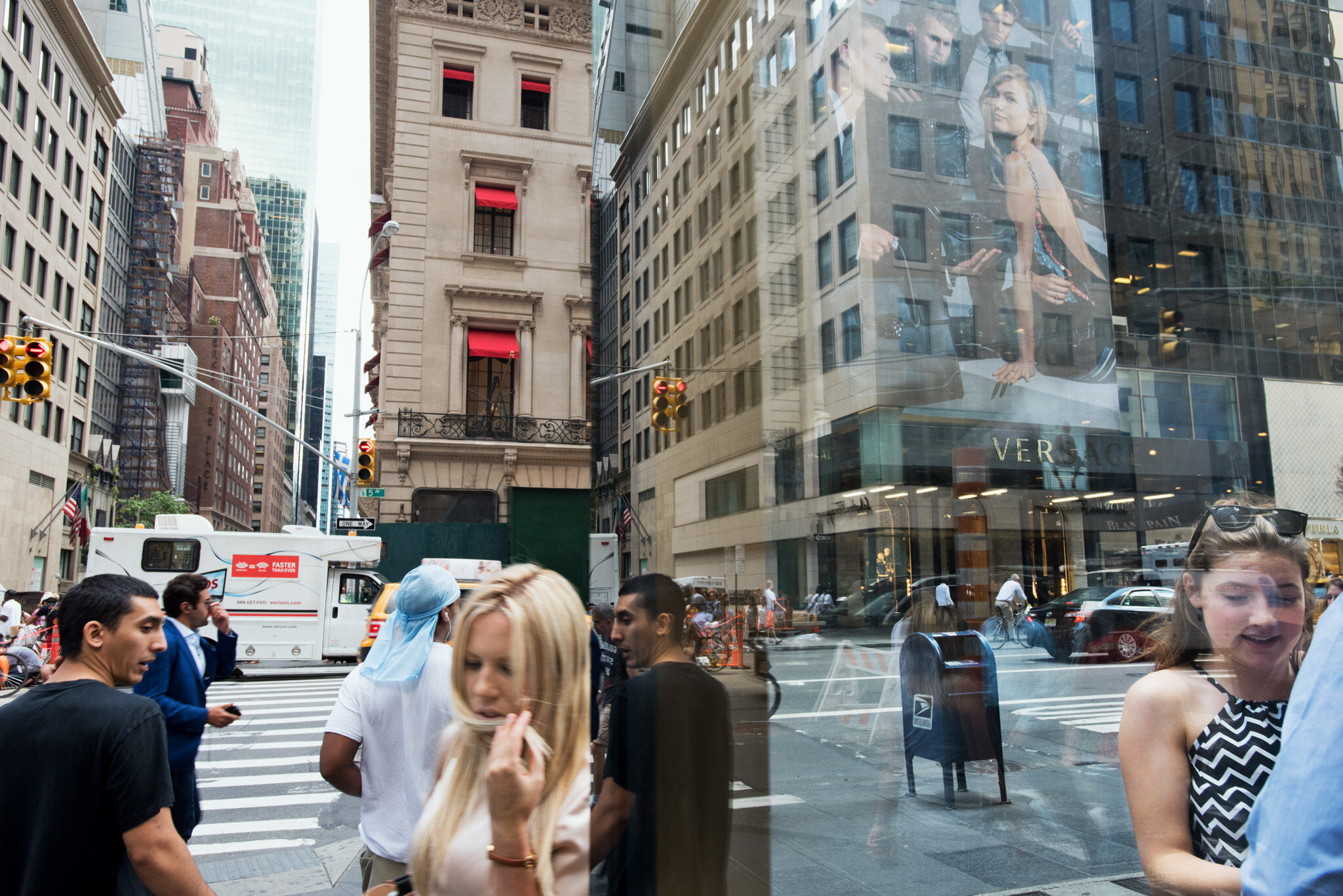    'Paris/NYC' Book 'Edition Lammerhuber'    A busy street corner on Broadway 