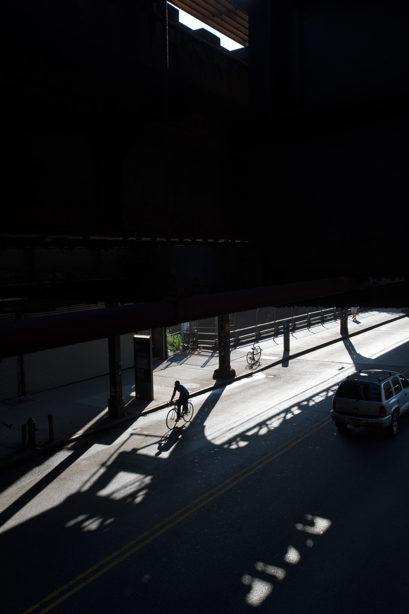    'Paris/NYC' Book 'Edition Lammerhuber’    View from above. Marcy Avenue subway station 