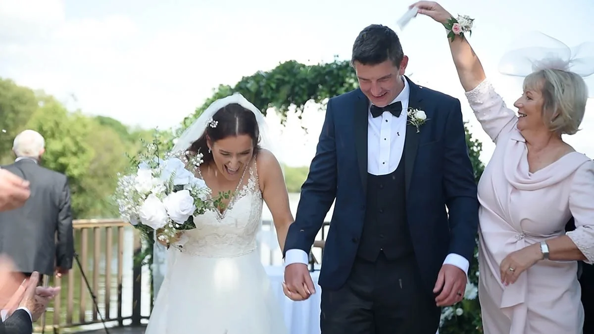 Ceremony Outside at a Lusty Beg Island Wedding Video
