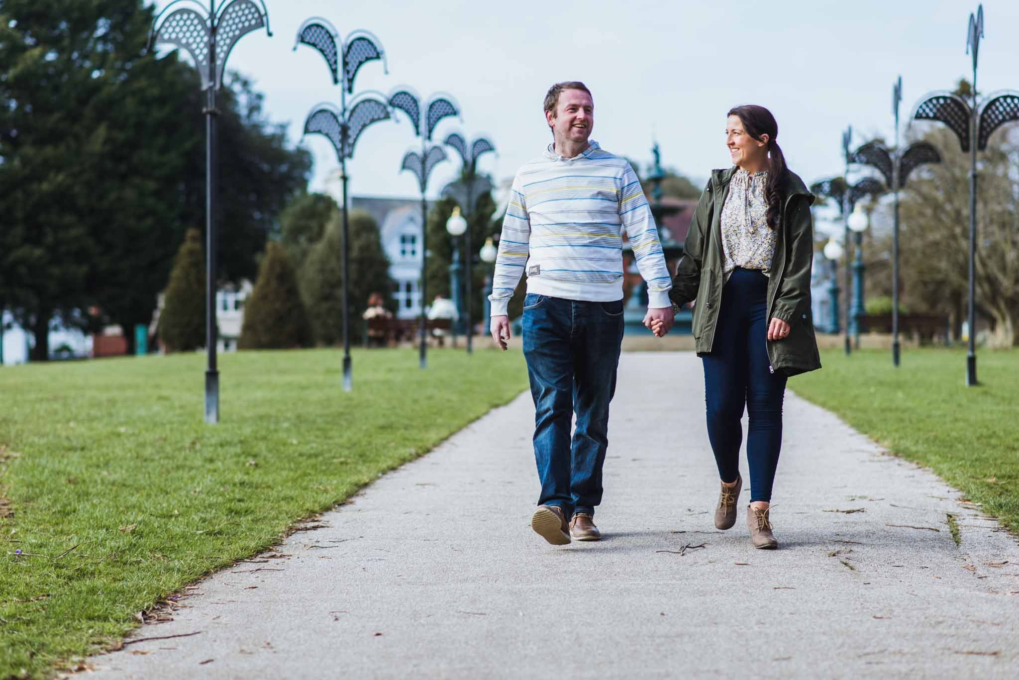 Lurgan Park Spring Engagement Pictures beside Brownlow Castle