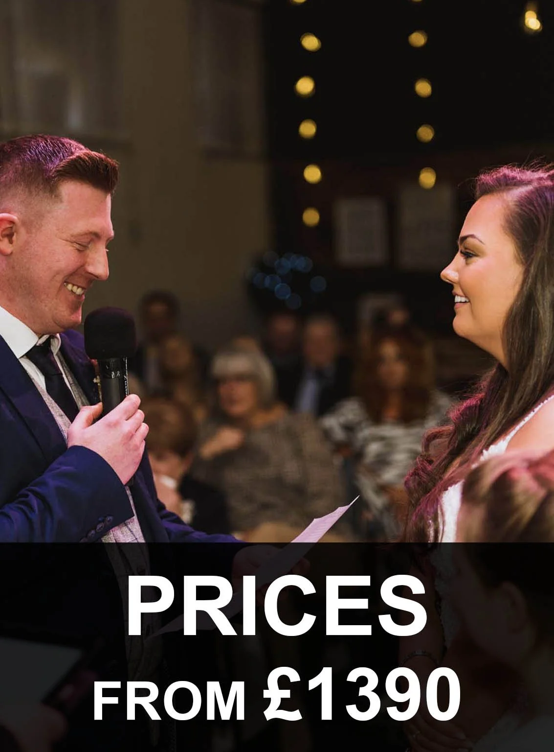 The couple booked Philip Topping for a full-day wedding photography package at £1390 (€1600).