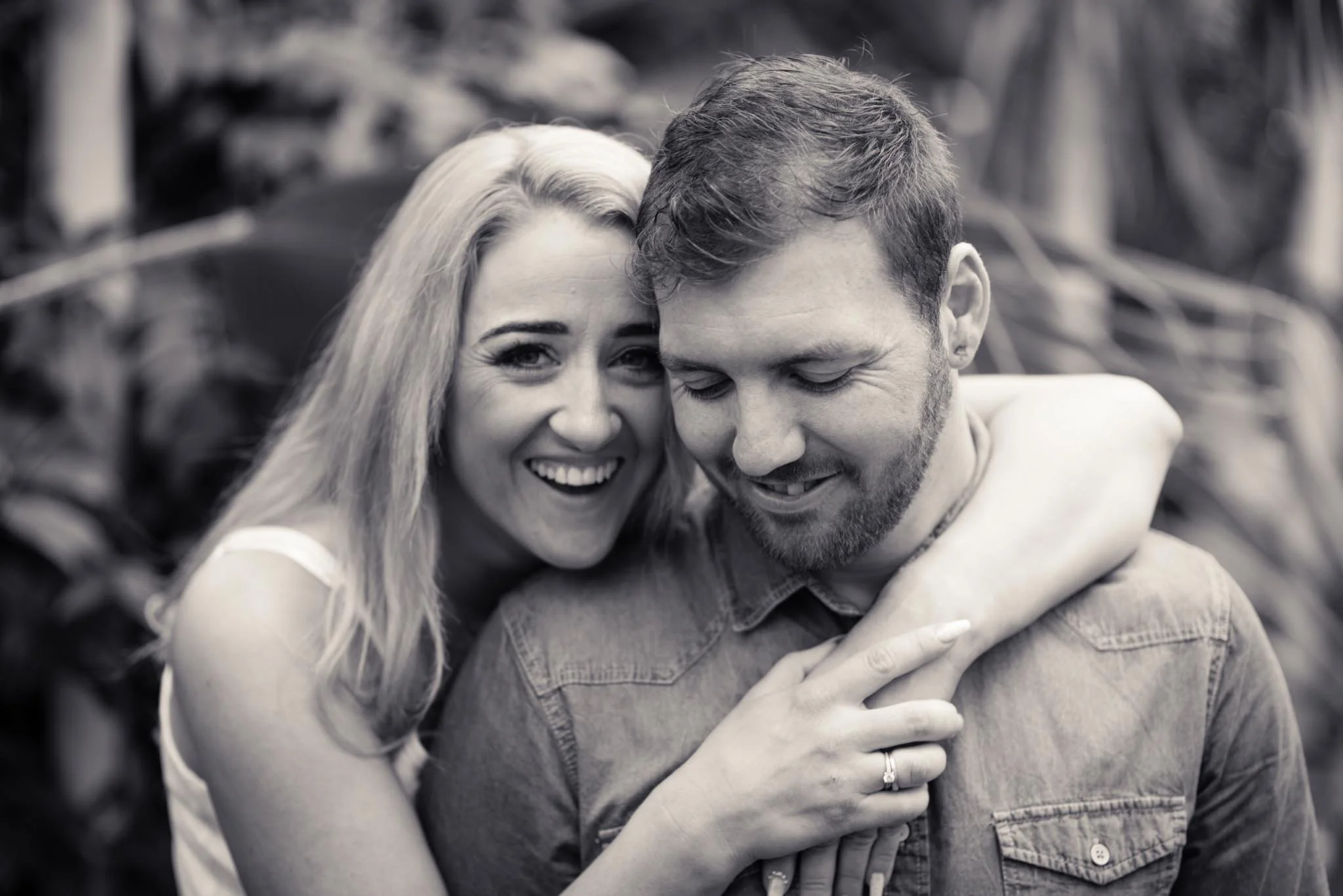 This ciuyple just got engaged in Northern Ireland.