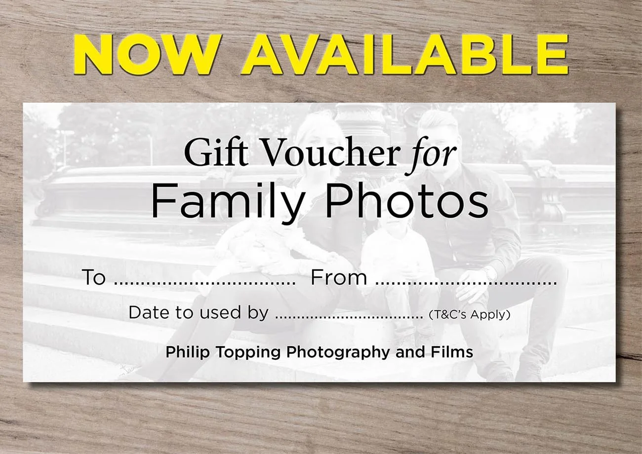 Gift vouchers can now be purchased for family photos.