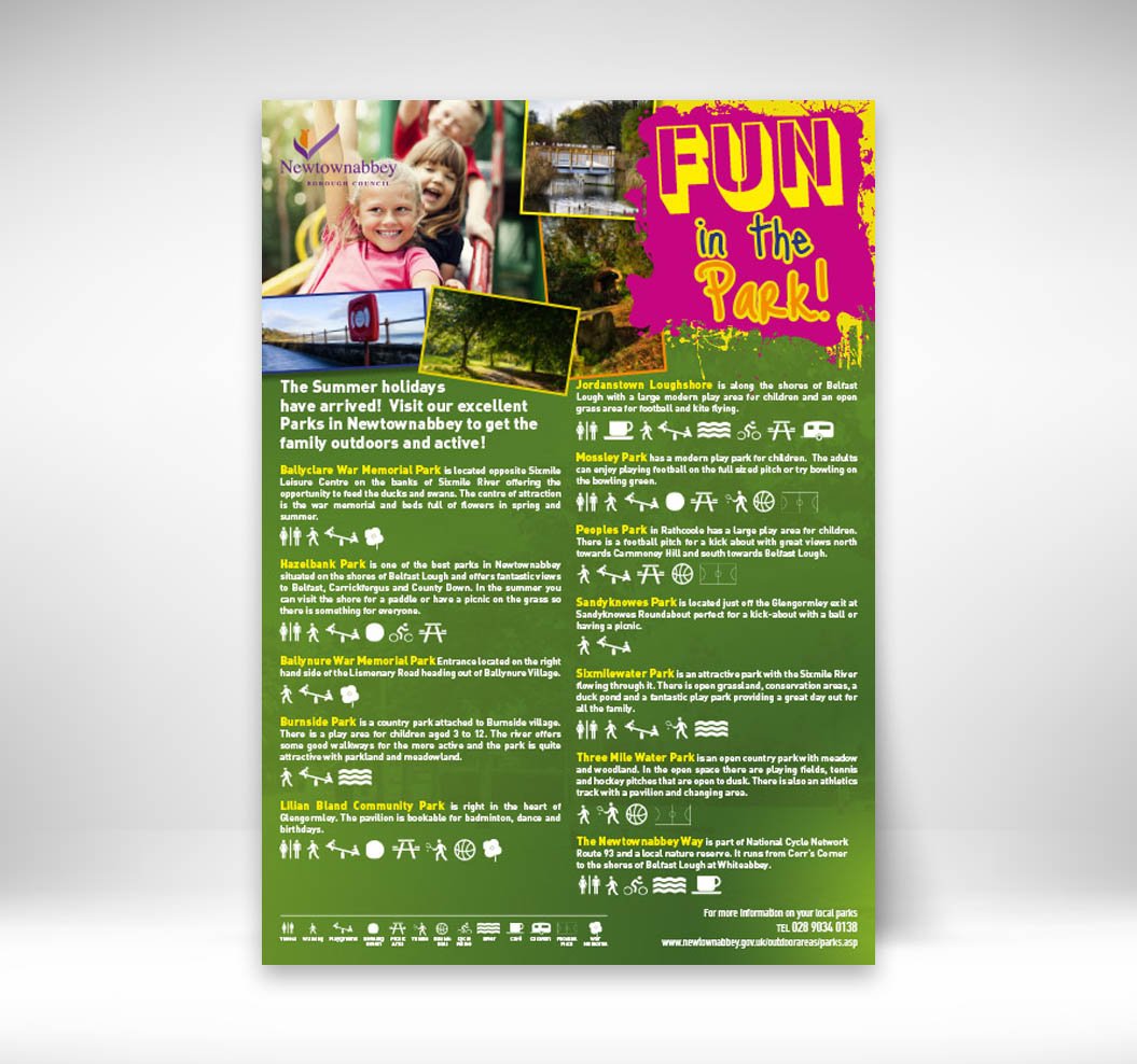 A sample of commercial printing from Peninsula Print & Design, when I worked there in graphic design.