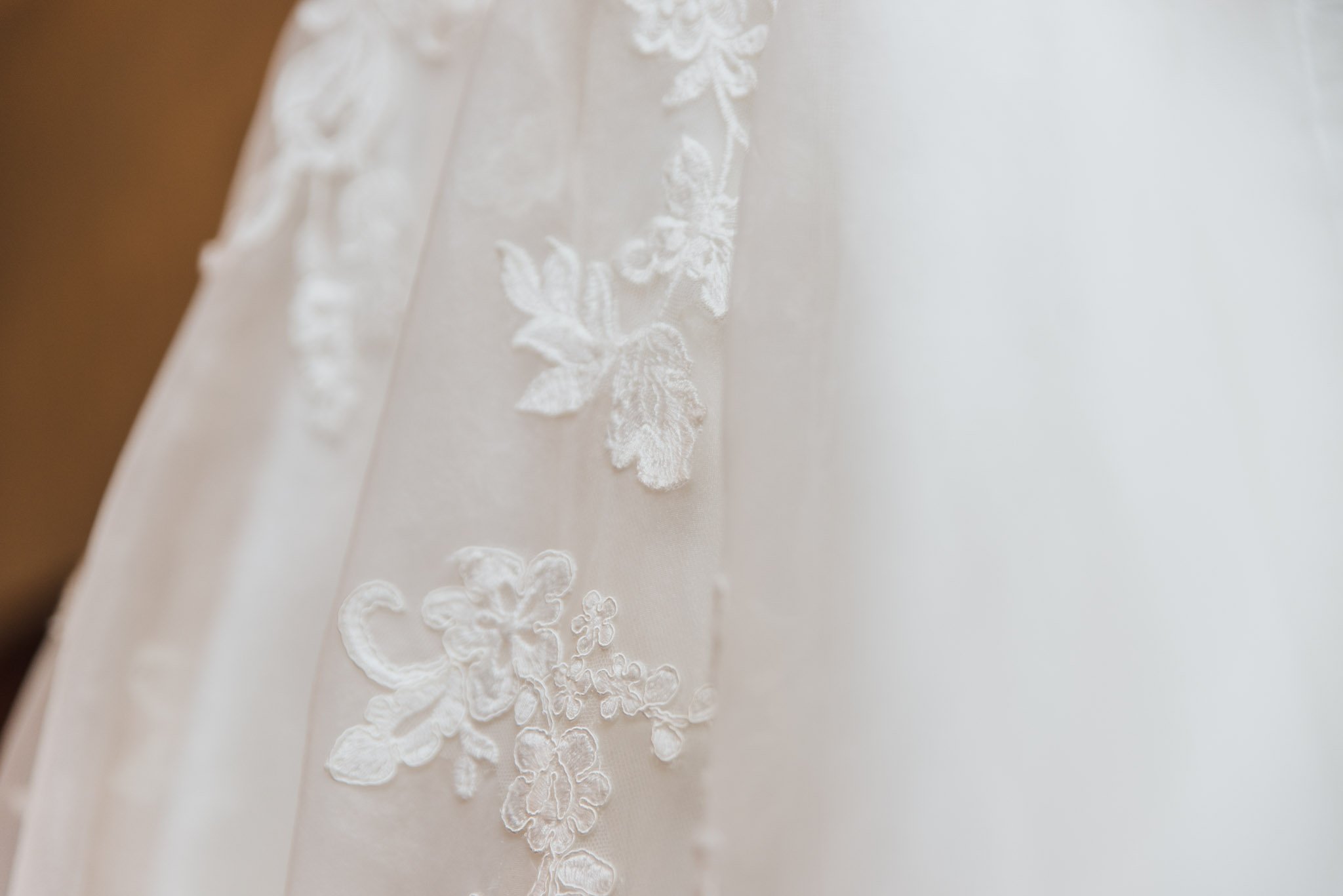 Close-up detail photo of the dress.