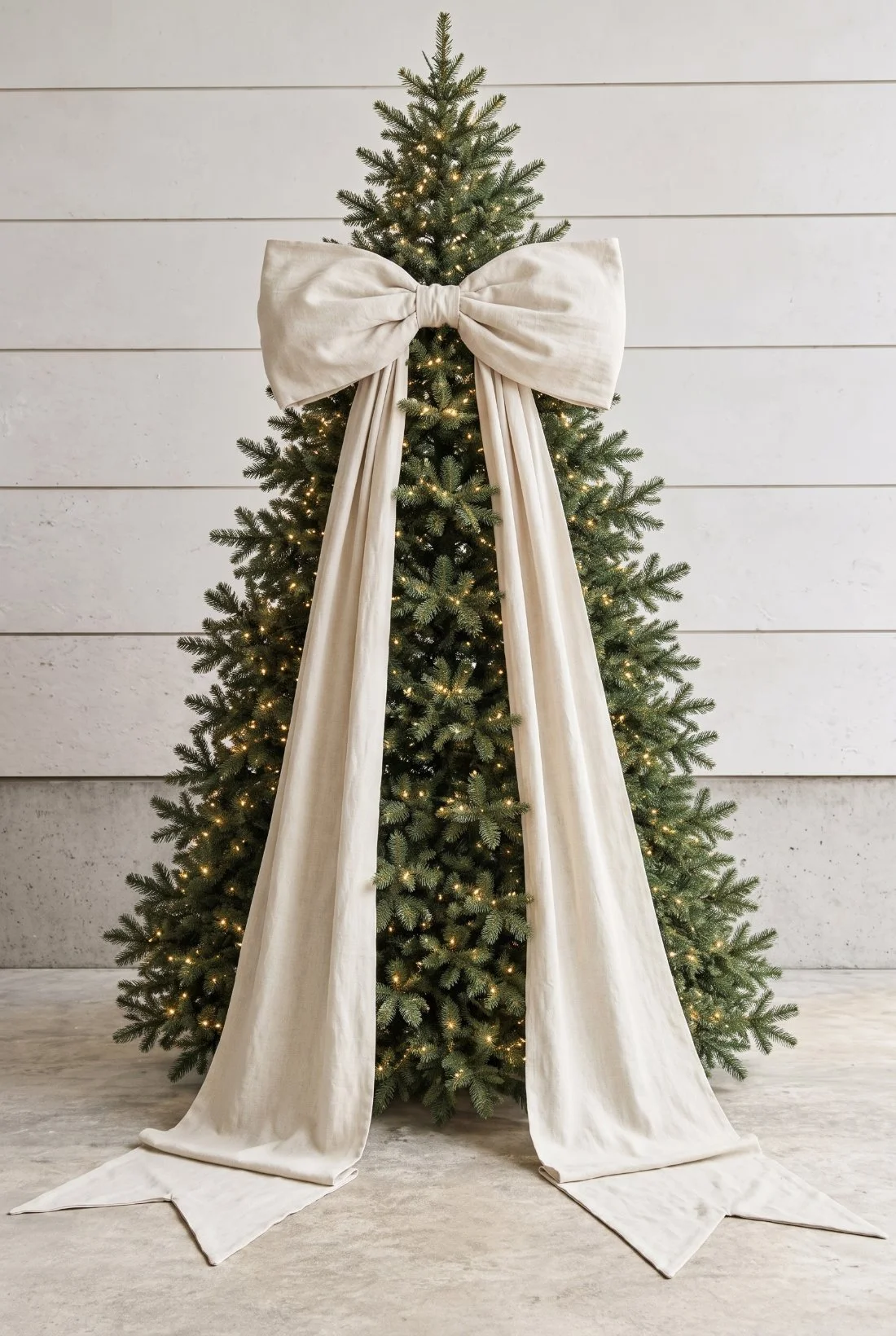 The Bow in linen ecru