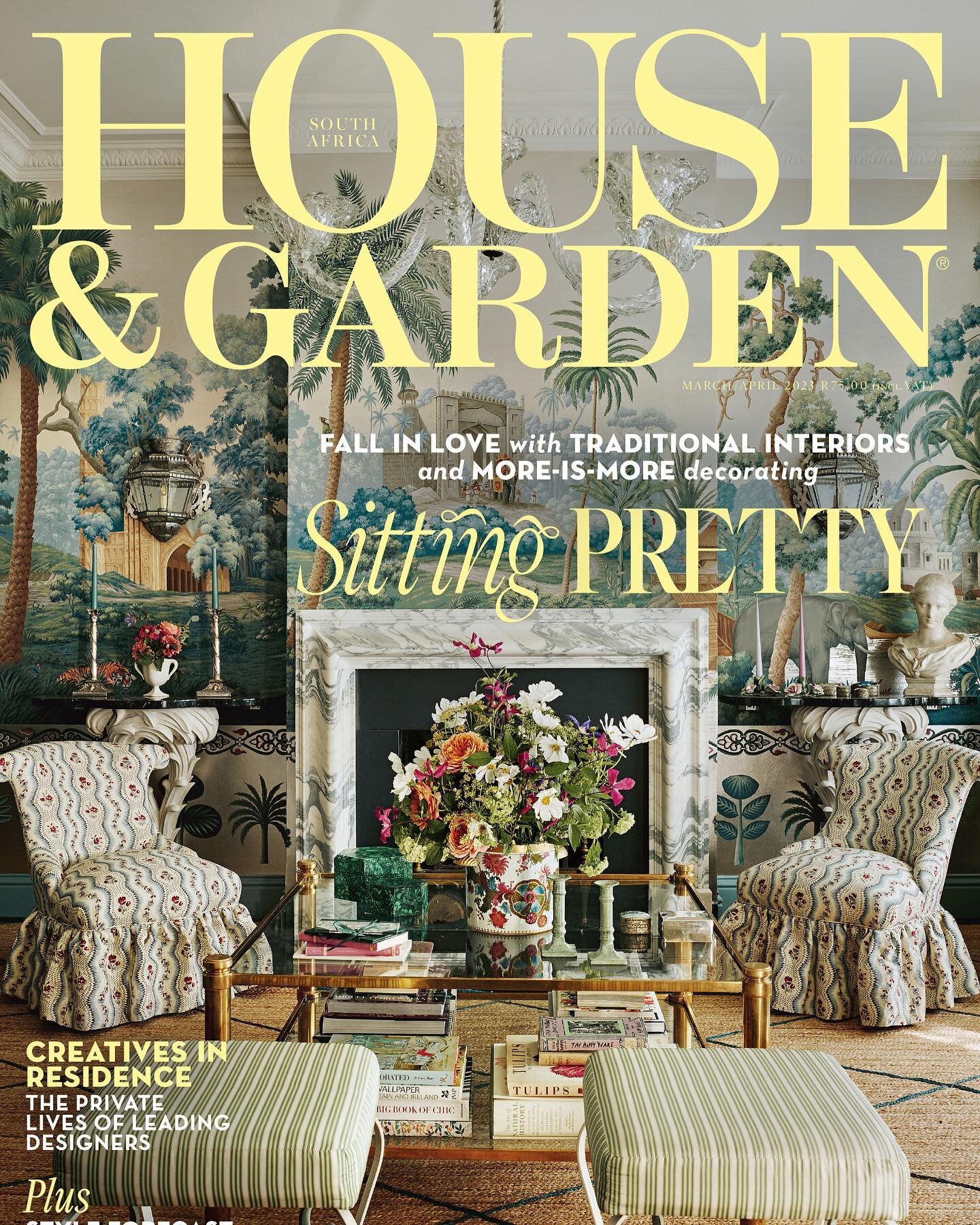 Pleased to have shot the cover for this months @houseandgardensa . Photographed for @degournay