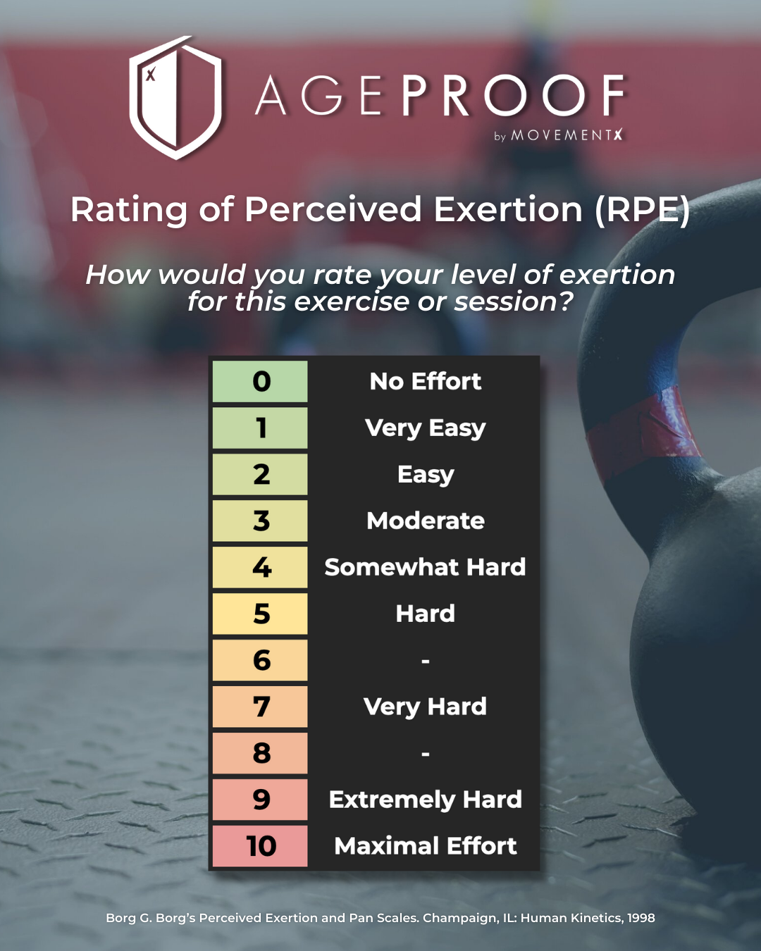 Perceived Exertion Scale