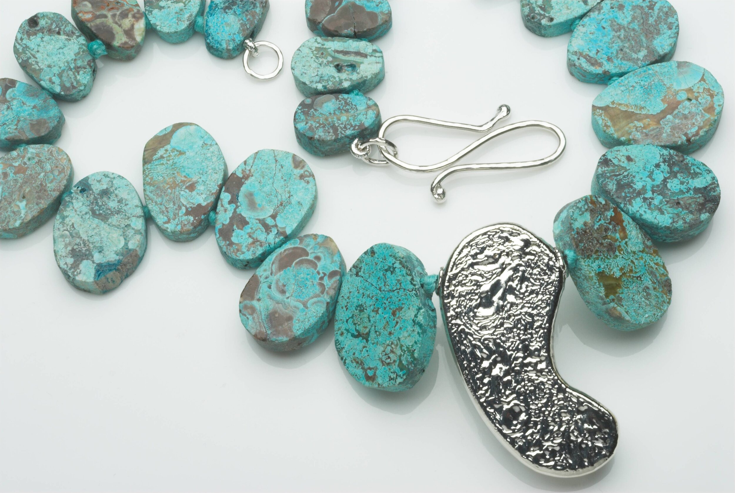 Chrysocolla Necklace with silver hallmarked shape £750.jpg