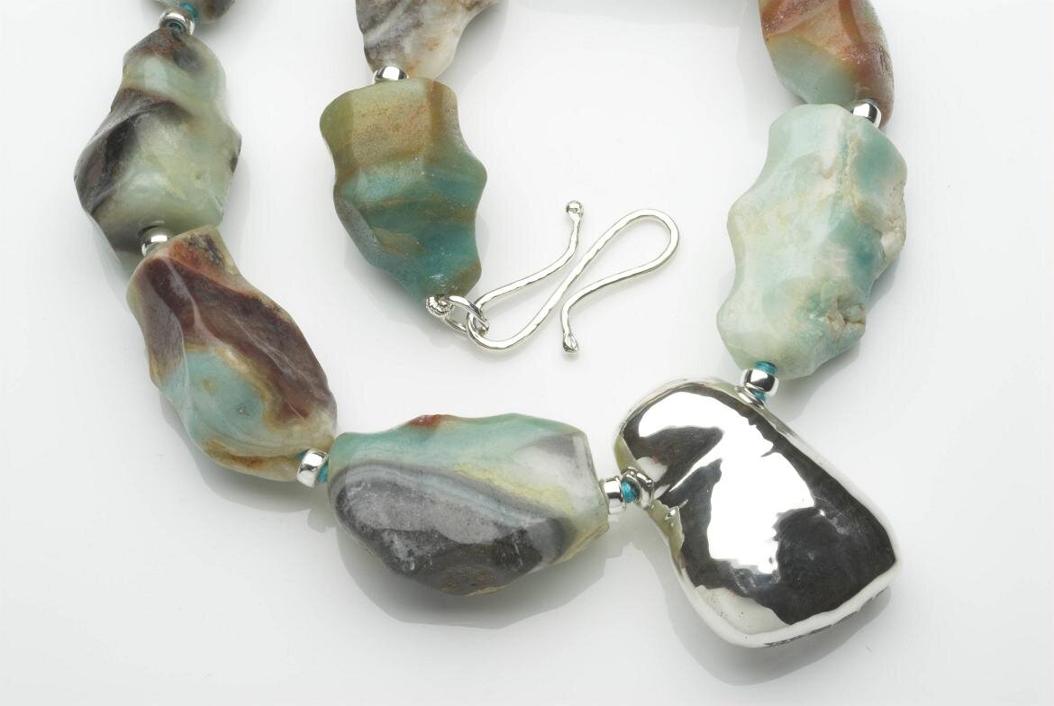Amazonite and Silver Necklace.£740.jpg