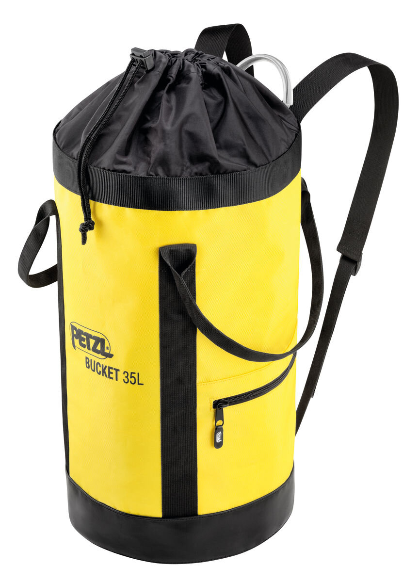 PETZL Yellow rope bag.jpeg