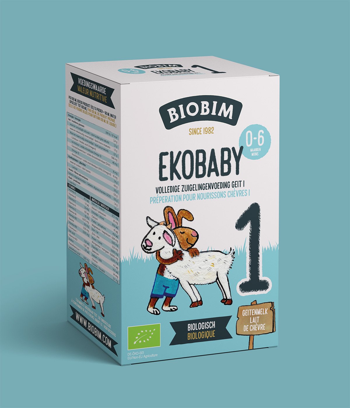 Ontwerp verpakkingen - UDEA - Biobim zuigelingenvoeding Geitenmelk 1.jpg