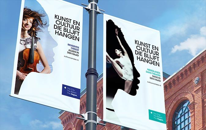 Citymarketing campagne voor Den Haag - Creatie kunst & cultuurcampagne voor de Haagse musea