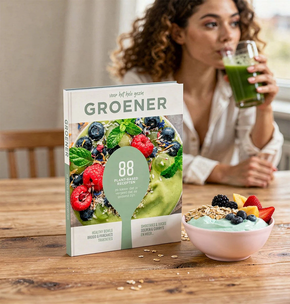 Vormgeving GROENER receptenboek voor plant-based gezonde lifestyle.jpg
