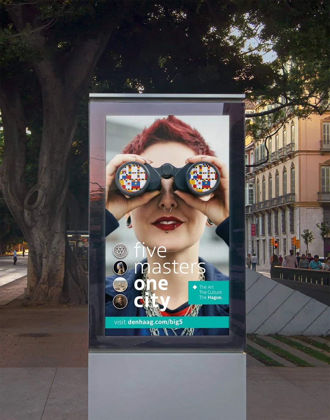 Five Masters One City kunst en cultuur campagne OOH Displays 5.jpg