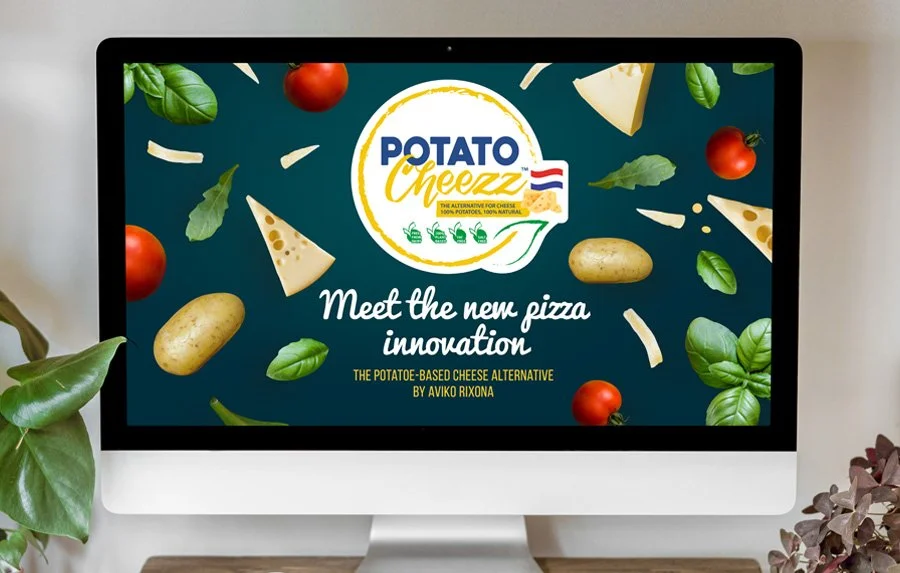 Websites voor duurzame merken - Creatie interactieve infographic voor Aviko Rixona vega pizza
