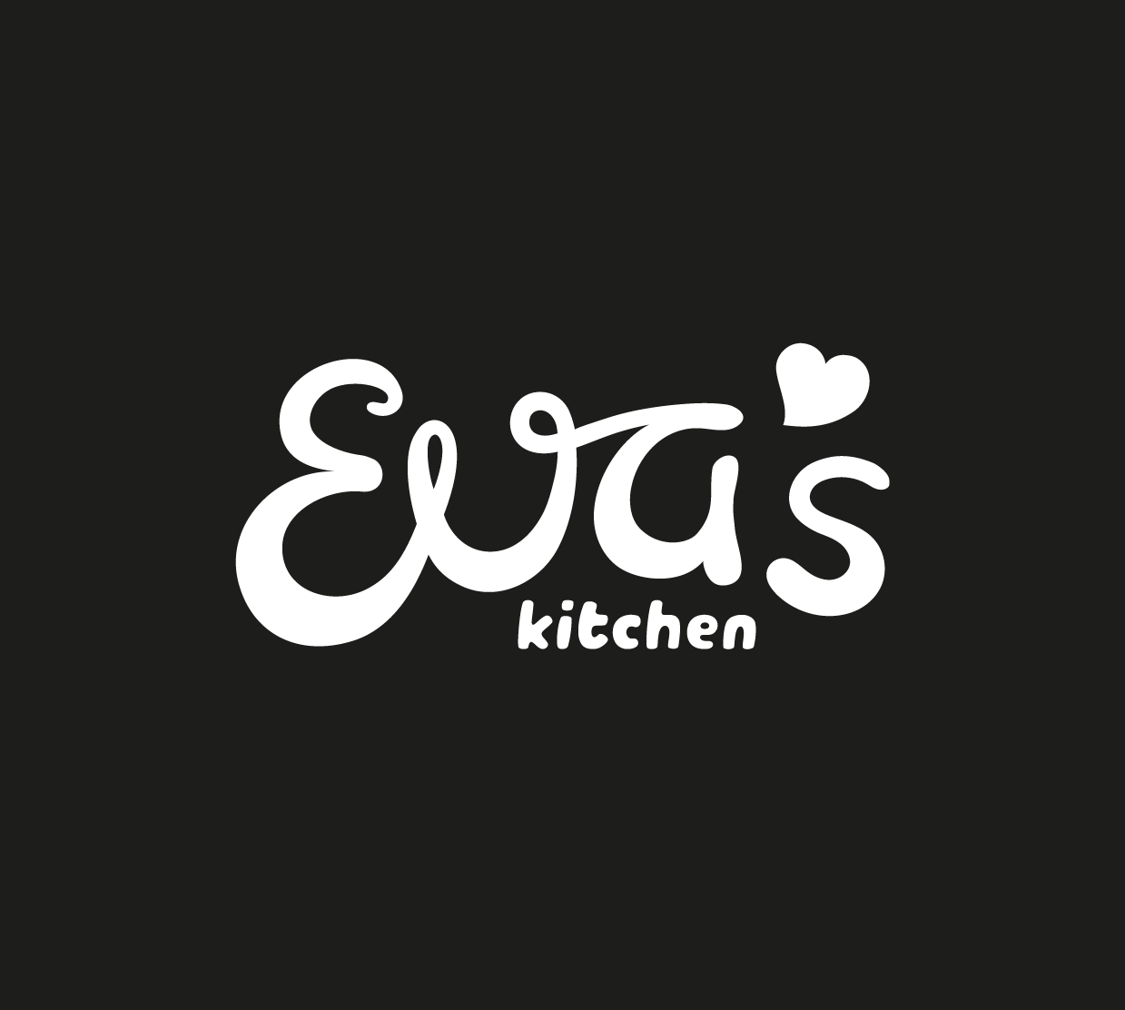 Eva's Kitchen restaurant logo ontwerp
