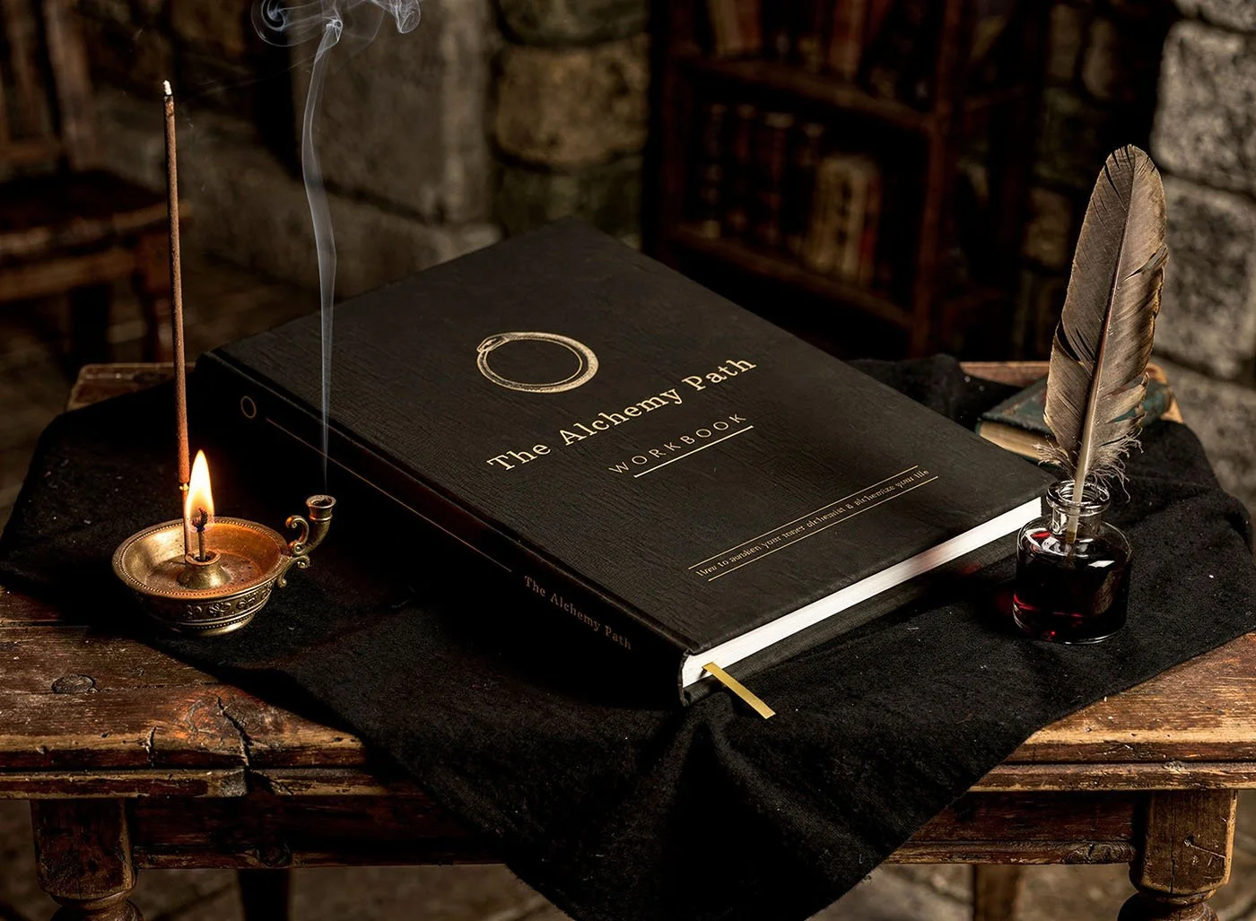 Boekvormgeving The Alchemy Path