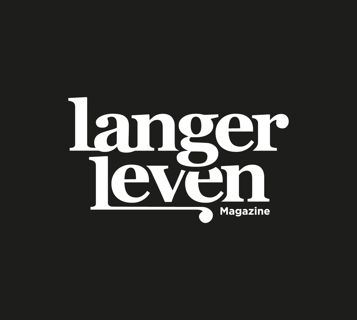Langer Leven health magazine logo design wellness tijdschrift