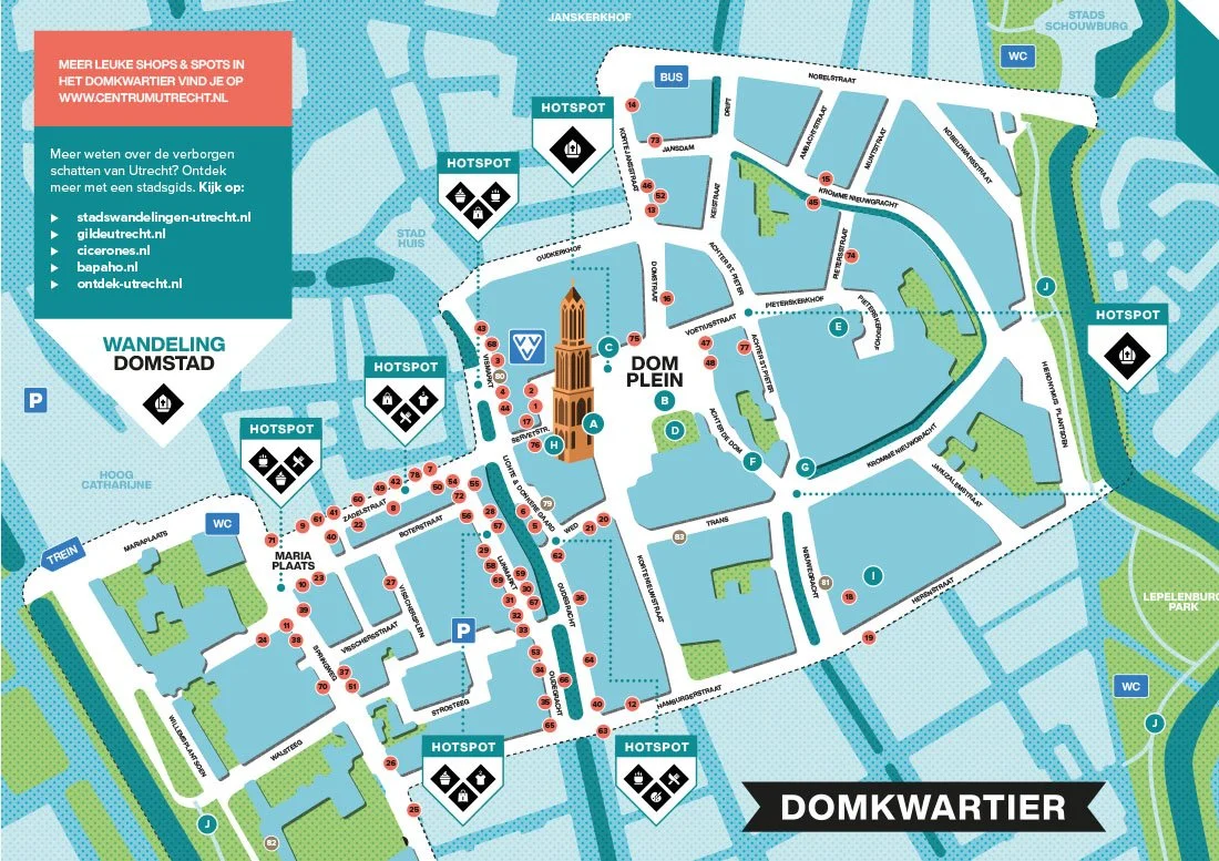 DomGids - Creatie city guide Domkwartier Utrecht - The Projects