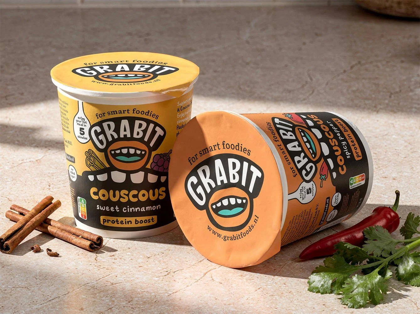 Grabit cupmeals packaging design Couscous Vegan-keuken.jpg