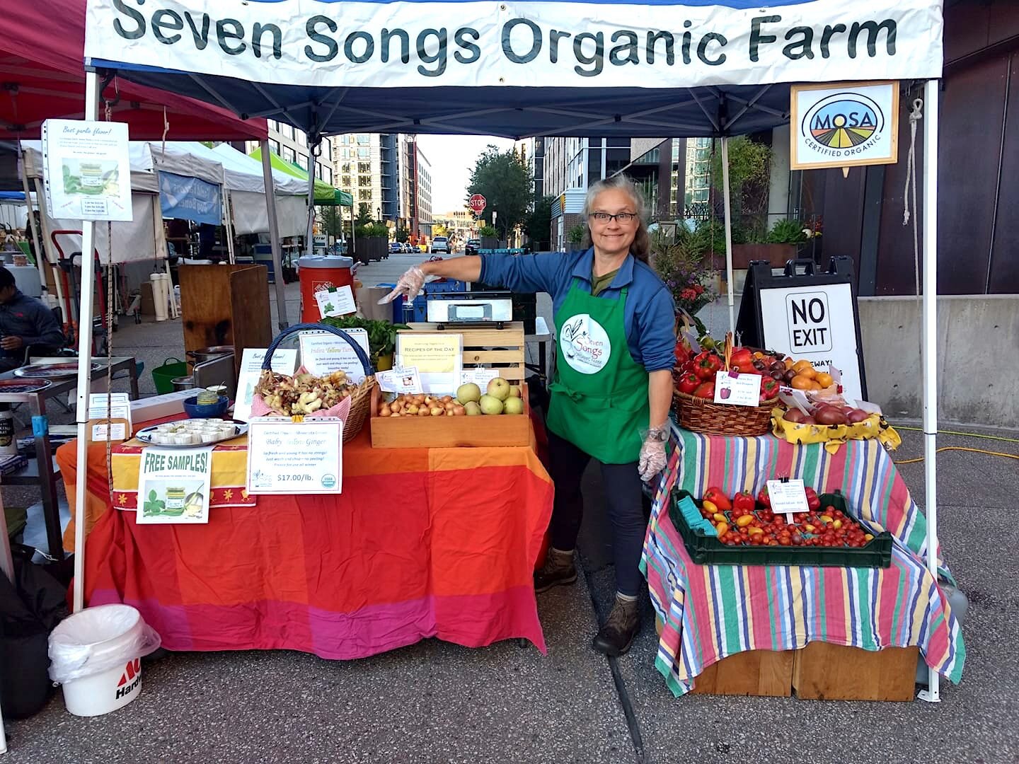 Seven Songs Farm - Melissa Driscoll Farmers Market Booth.jpg