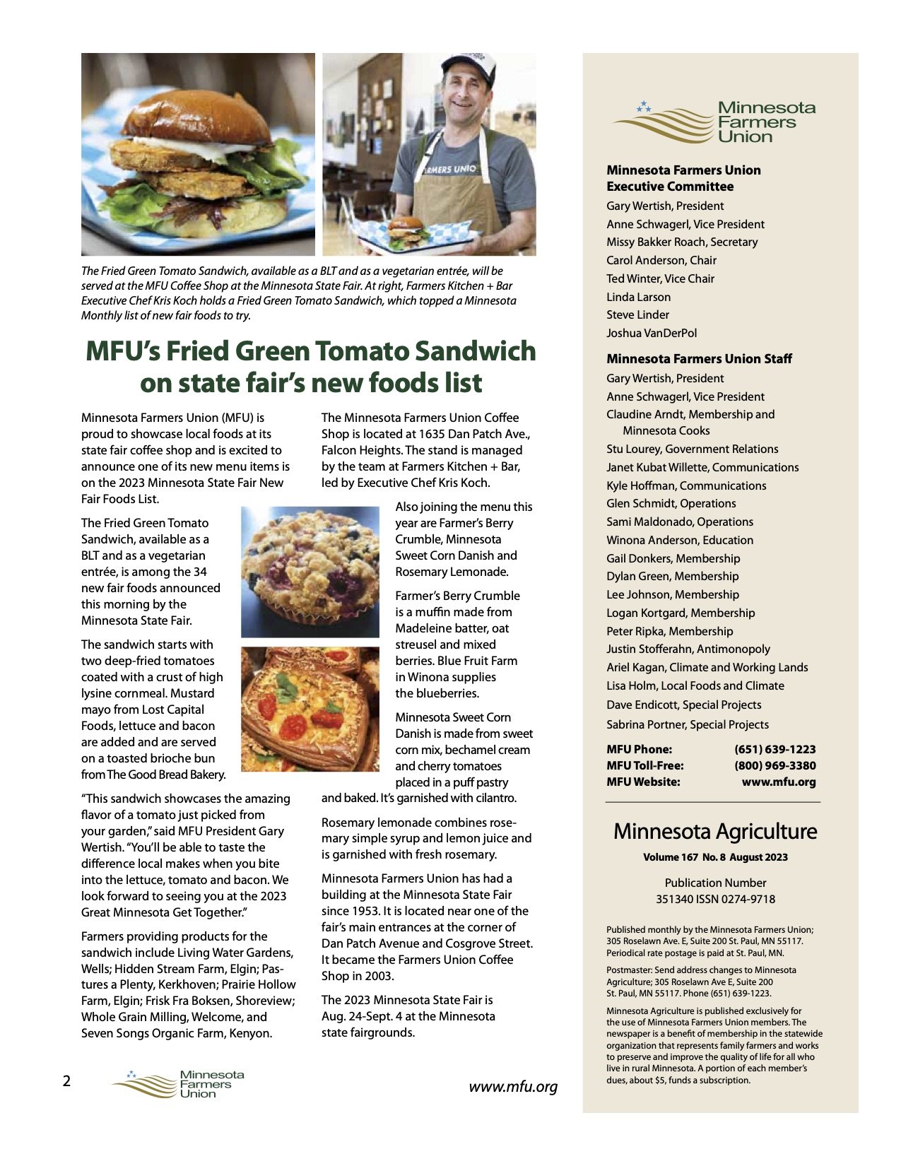 Minnesota Agriculture Monthly