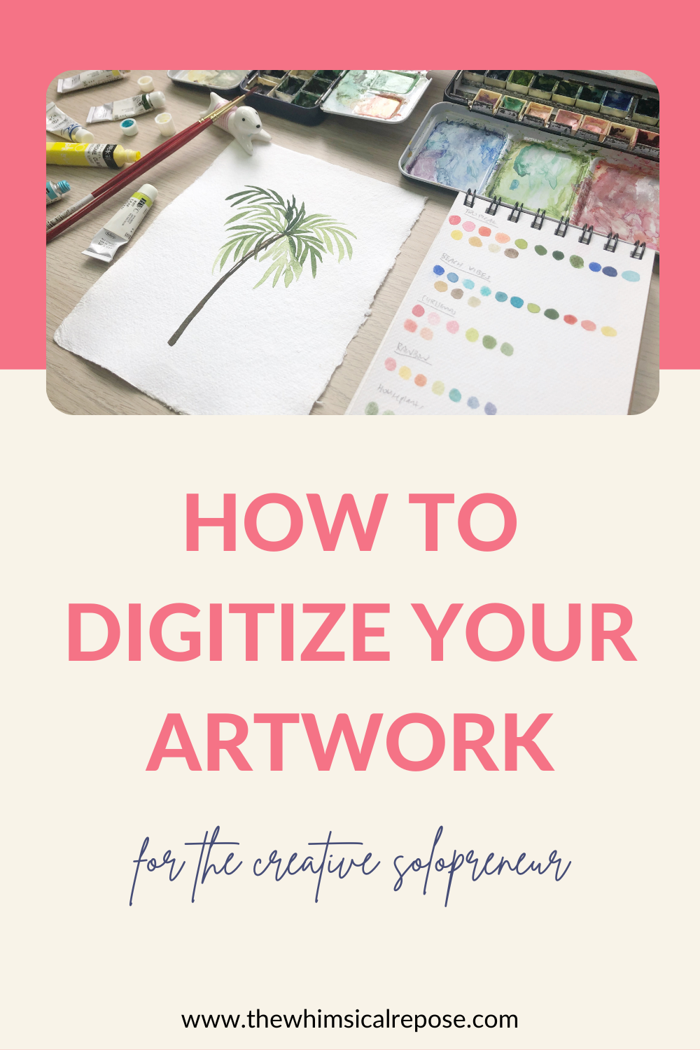 How to Digitize Your Artwork — The Whimsical Repose Surface Design