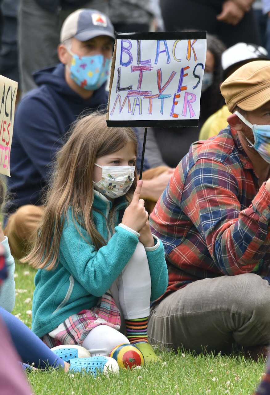 Sunday's rally was an all-ages event. Photo by Gordon Miller.